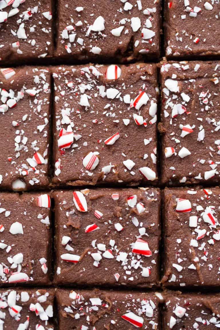Peppermint Frosted Chickpea Brownies Simply Quinoa