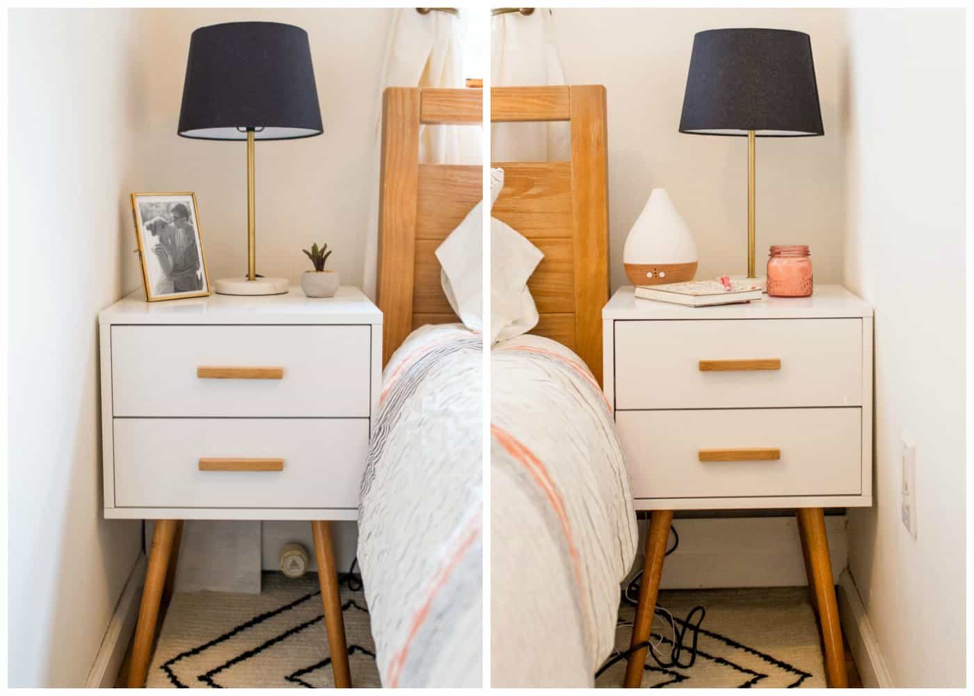 Mid-Century Modern Side Tables from WayFair -- OSLO SIDE TABLES IN WHITE