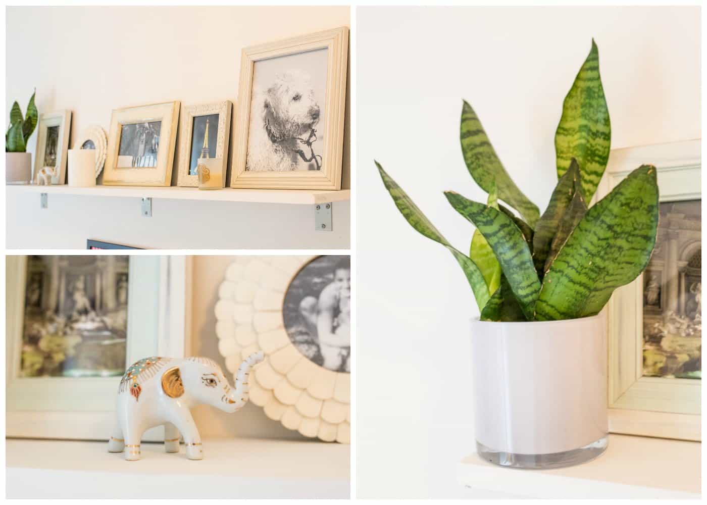DIY Floating Shelf -- only takes 10 minutes to make!