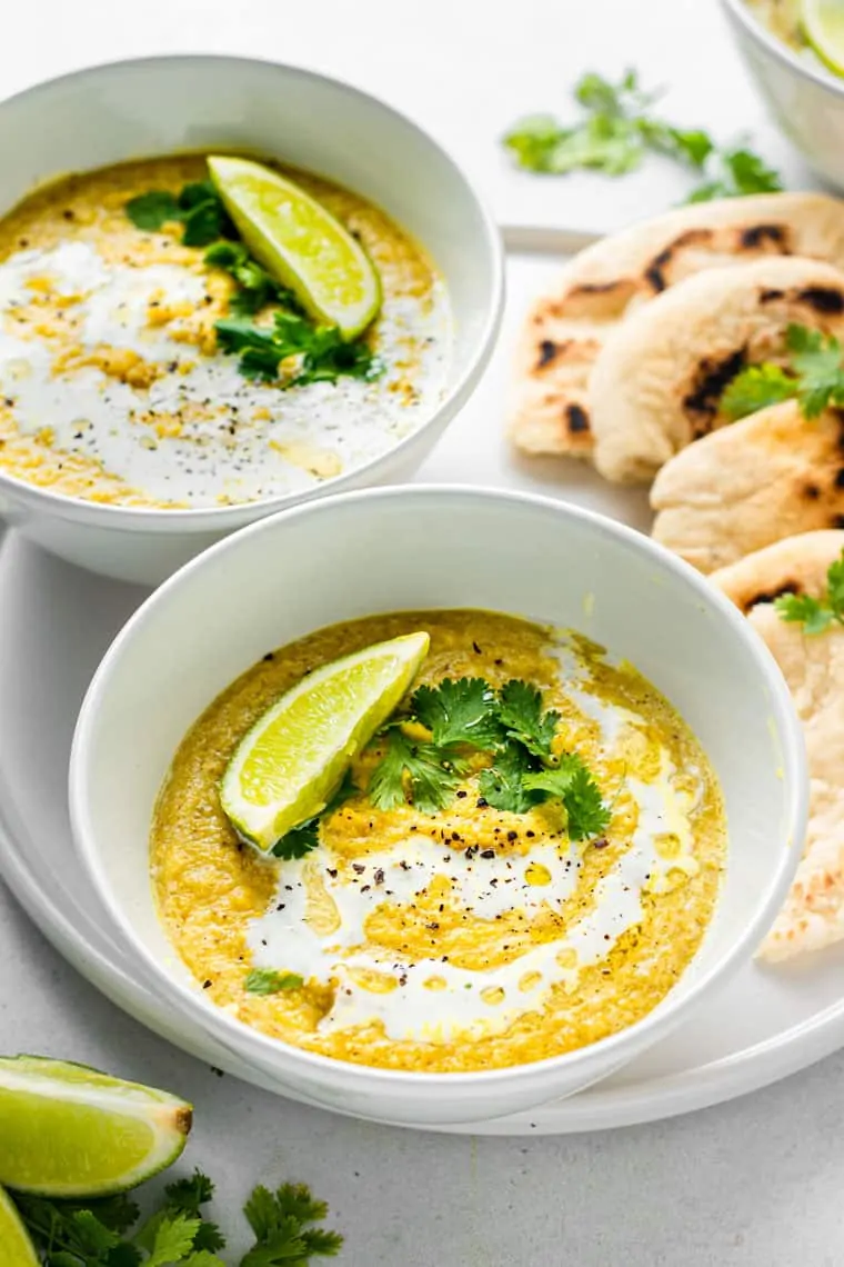 Creamy Cauliflower Soup with Turmeric