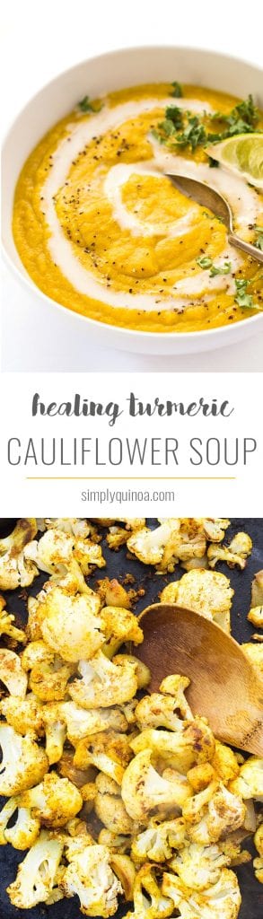 Healing Turmeric Cauliflower Soup [Vegan + GF] - Simply Quinoa