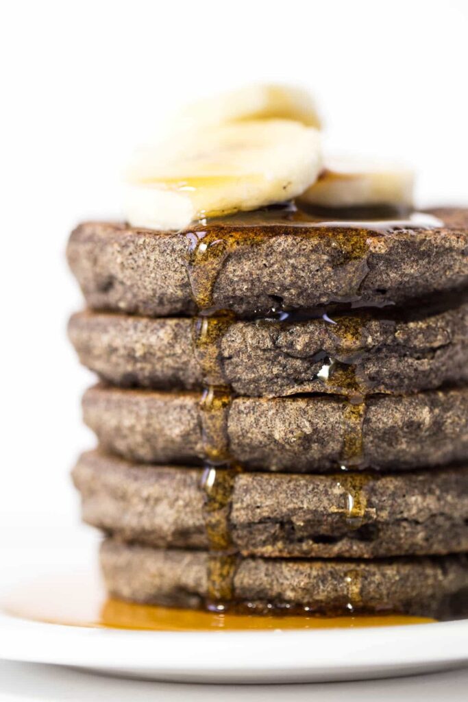 Banana Buckwheat Pancakes