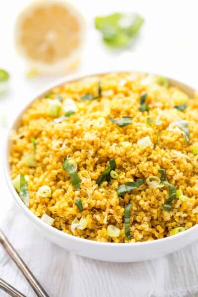 Lemon Turmeric Quinoa