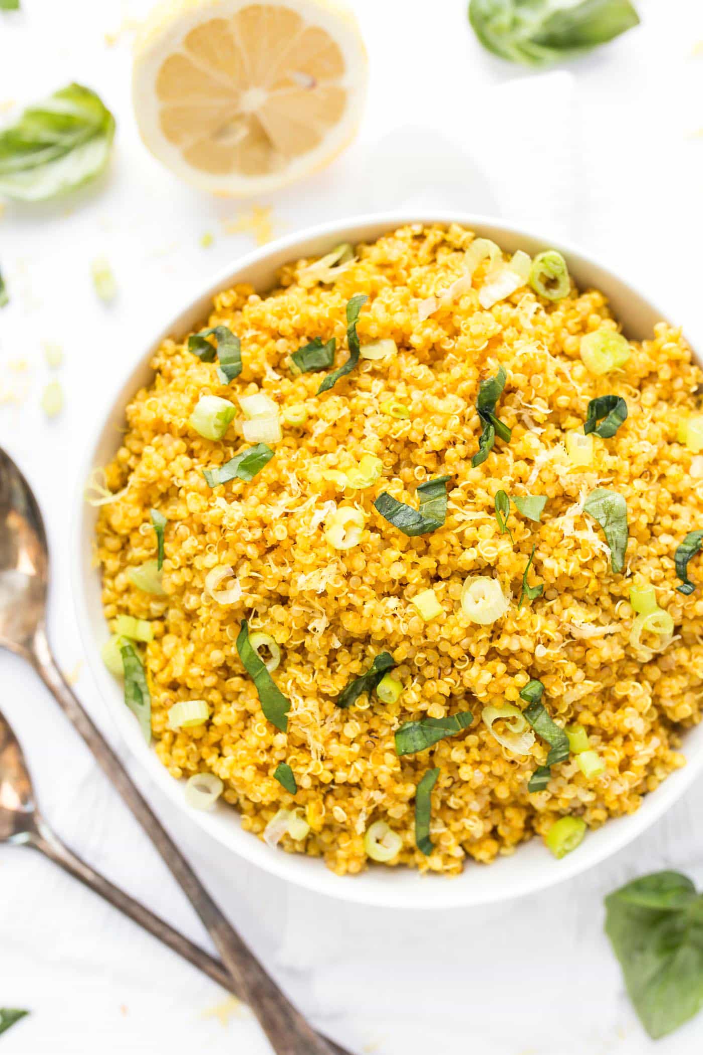 5-ingredient Lemon Turmeric Quinoa - Simply Quinoa