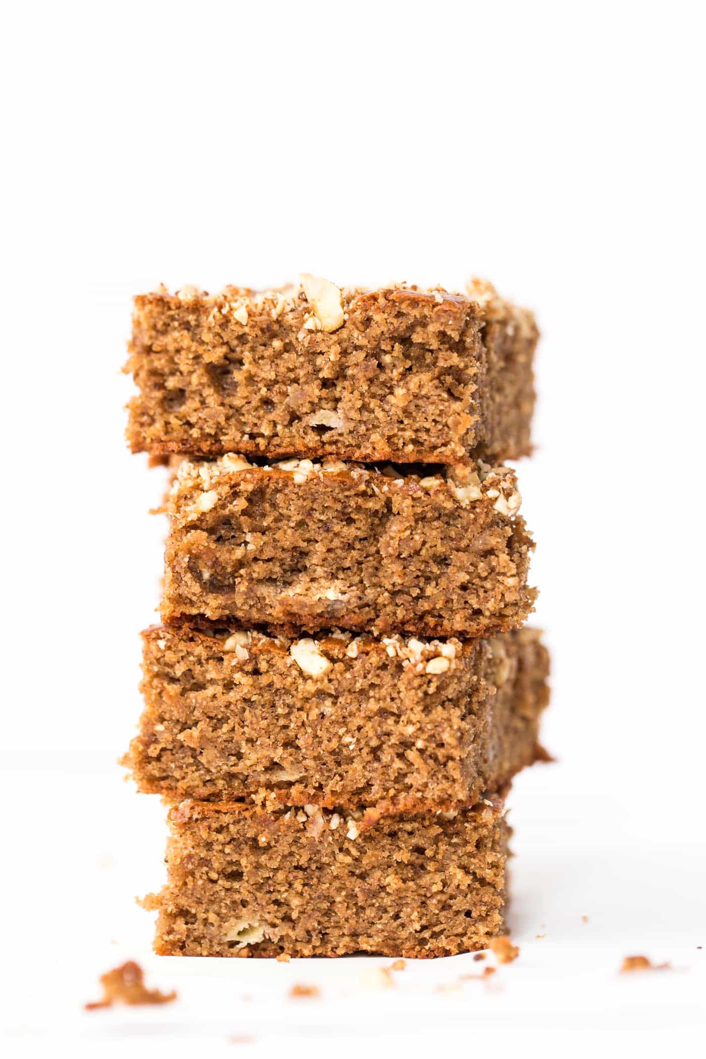 These FLOURLESS cashew butter bars are the perfect HEALTHY dessert! 