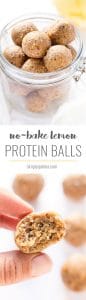 No-Bake Lemon Protein Balls - Simply Quinoa