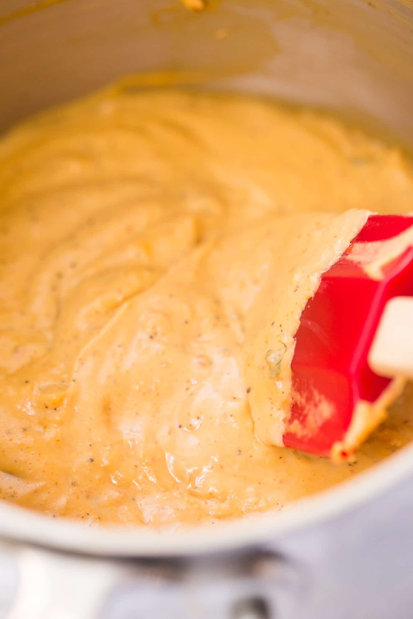 Vegan Kimchi Queso Dip -- the ultimate appetizer or snack to serve with tortilla chips & guac!