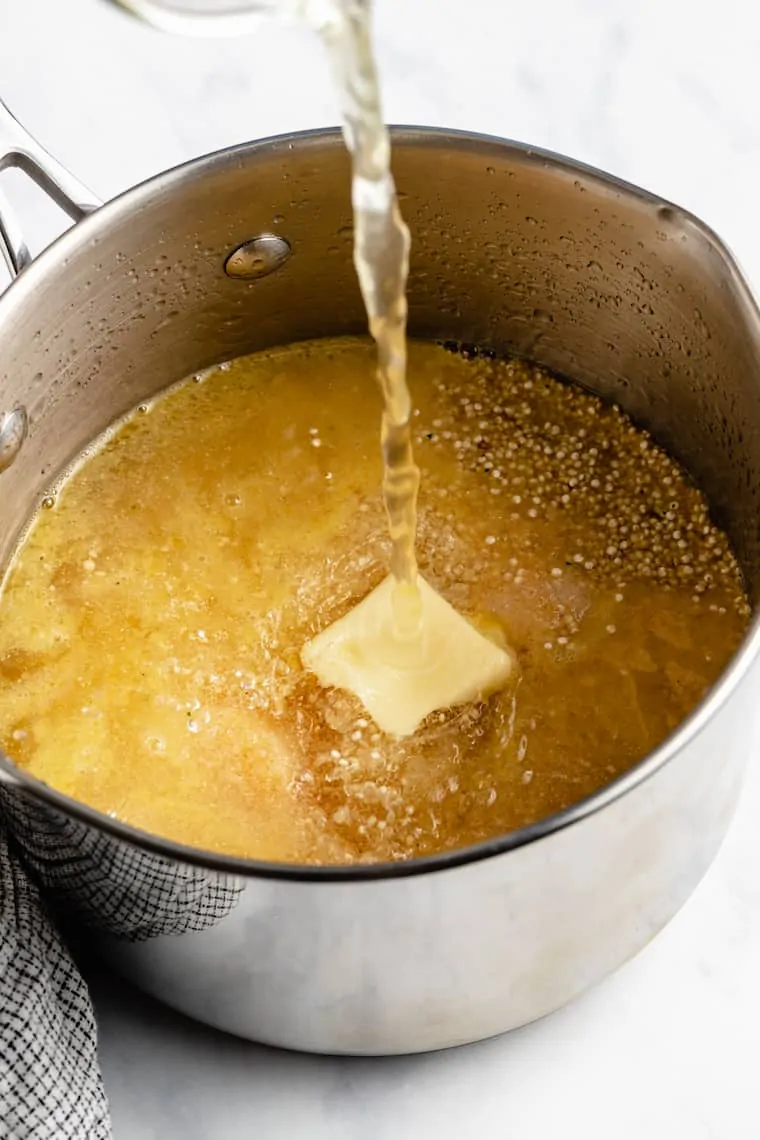 How to Make Garlic Butter Quinoa