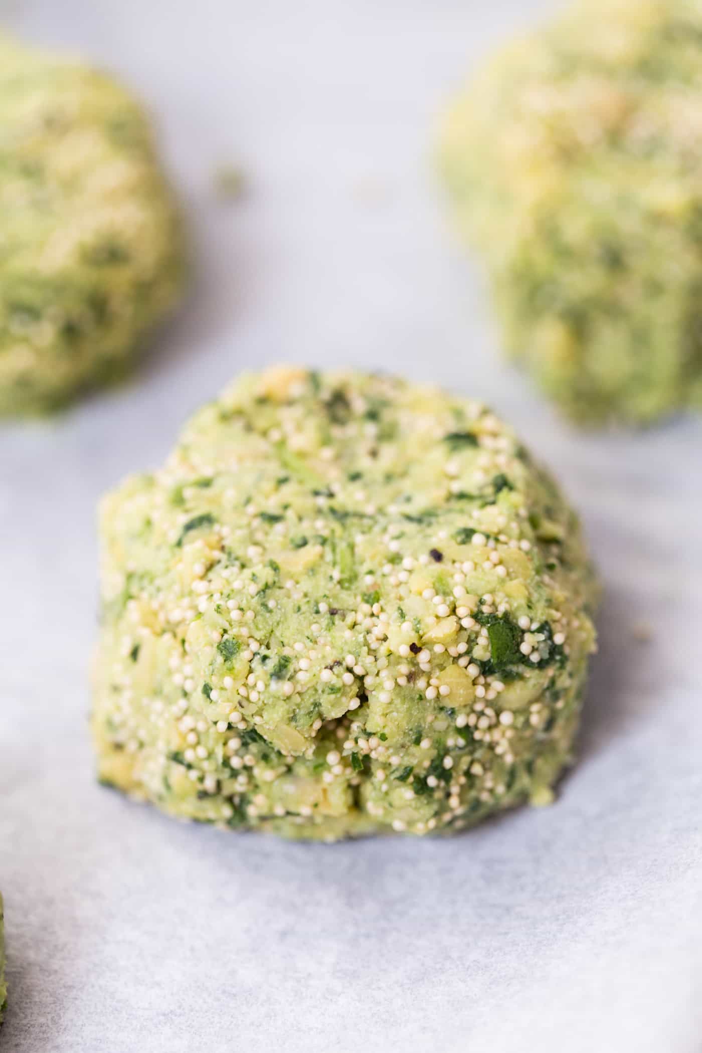 How to make THE BEST Vegan Baked Falafel using amaranth to add extra crunch and nutrition!