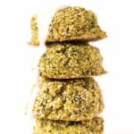 These BAKED Vegan Falafel are made with just 9 ingredients, take 20 minutes to bake and taste AMAZING!