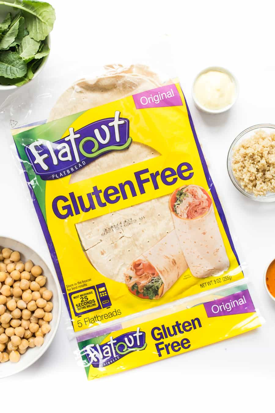 Light and healthy GLUTEN-FREE Flatbreads from Flatout Bread!