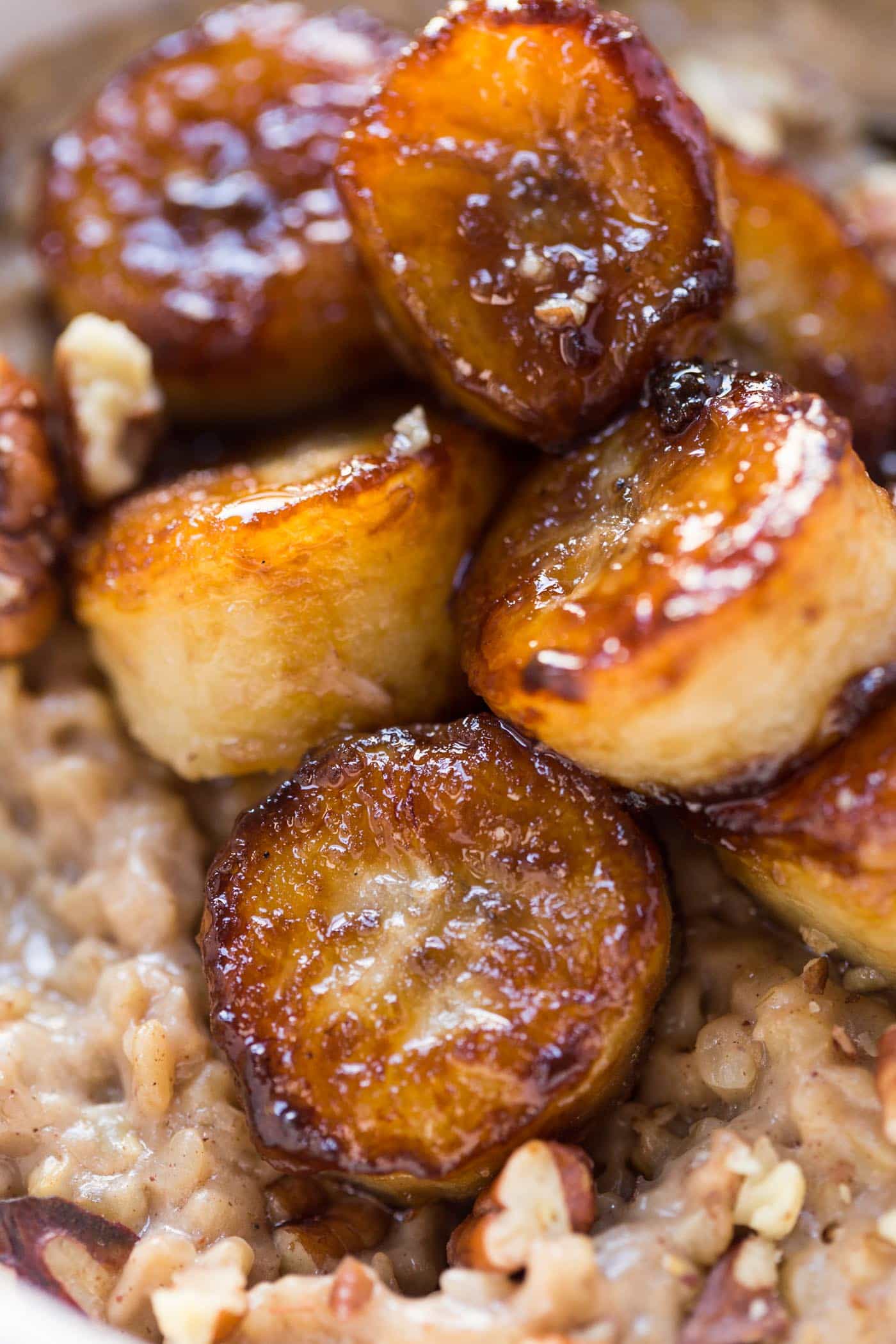 How to make caramelized bananas with just 3 INGREDIENTS [vegan + gluten-free]