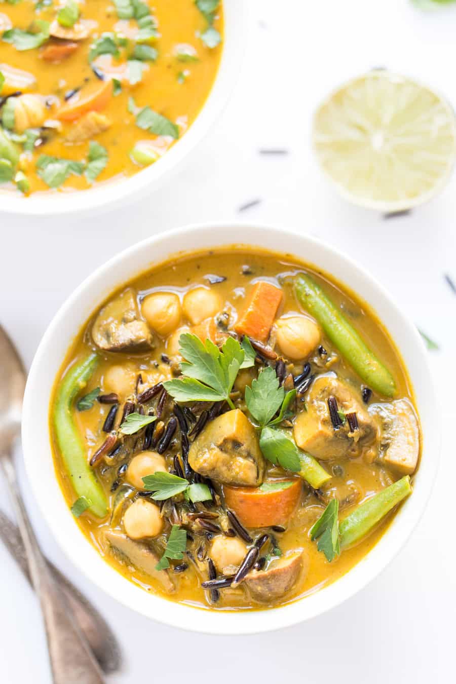 How to make the PERFECT Vegan Wild Rice Soup with turmeric & coconut milk!