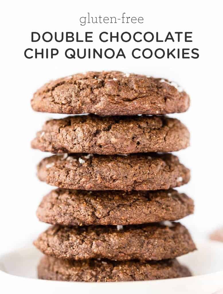 Double Chocolate Chip Quinoa Cookies