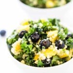 Tropical Kale & Quinoa Power Salad -- full of protein, antioxidants and detoxifying ingredients!