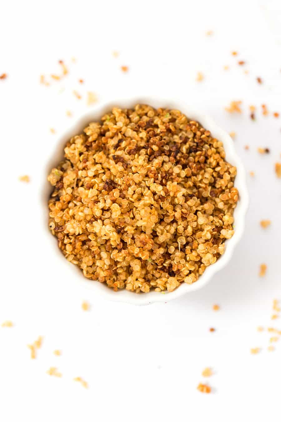 How to make Sriracha Lime Quinoa Crispies -- with just three ingredients!