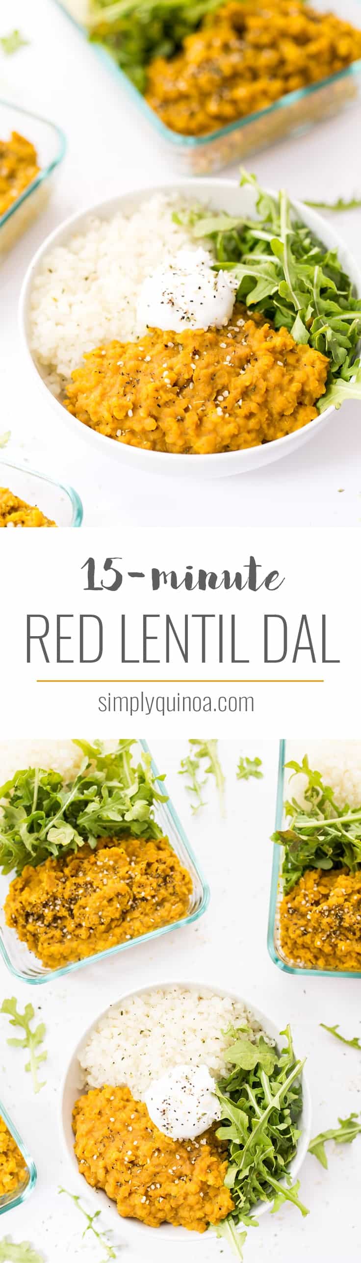Using just one pot and ready in just 15 minutes, this easy VEGAN RED LENTIL DAL is a flavorful, plant-powered meal. Serve with quinoa, rice or flatbreads!