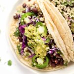 Black Bean Quinoa Tacos