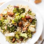 roasted leek & broccoli quinoa salad