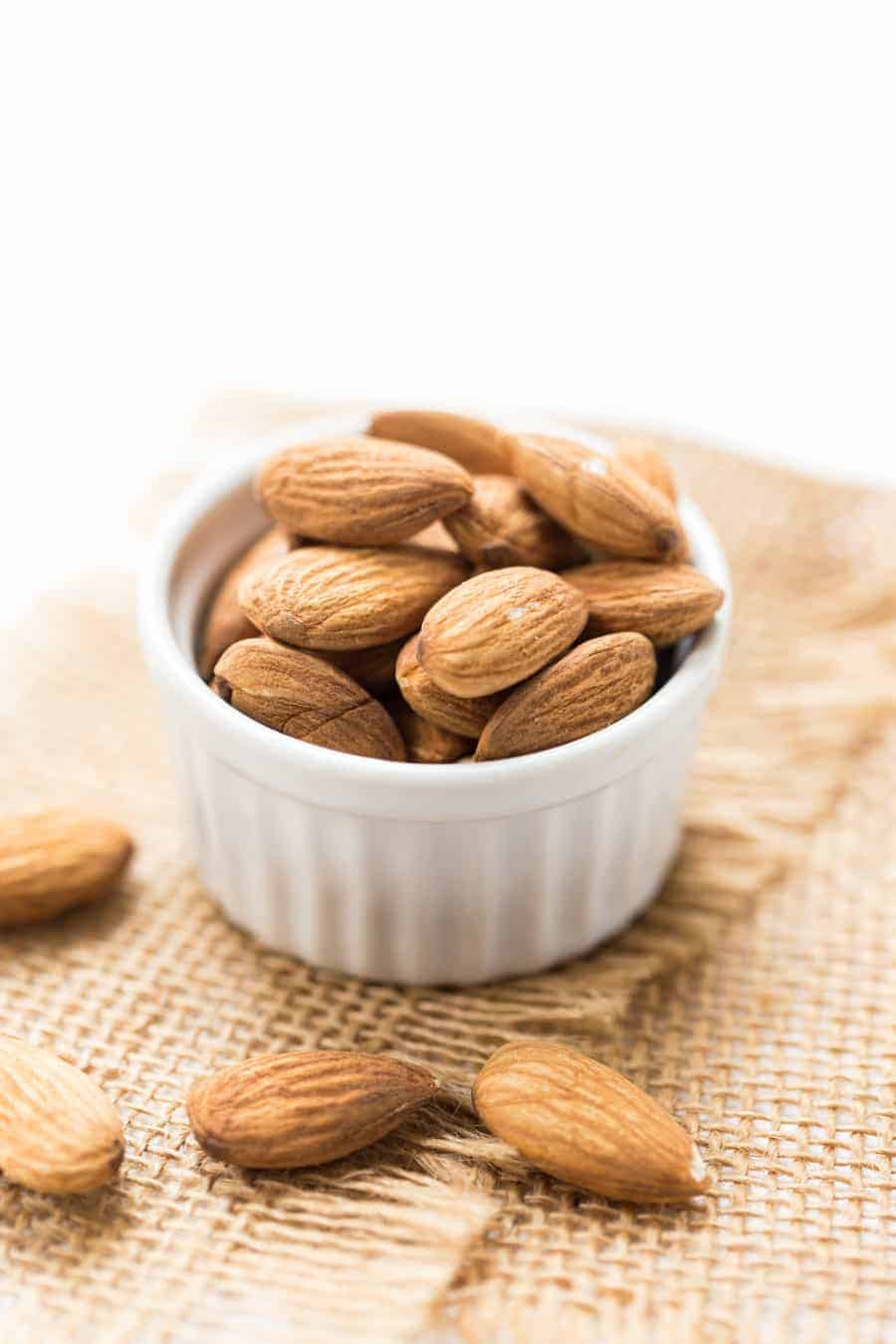 The BEST whole almonds come from Bob's Red Mill!