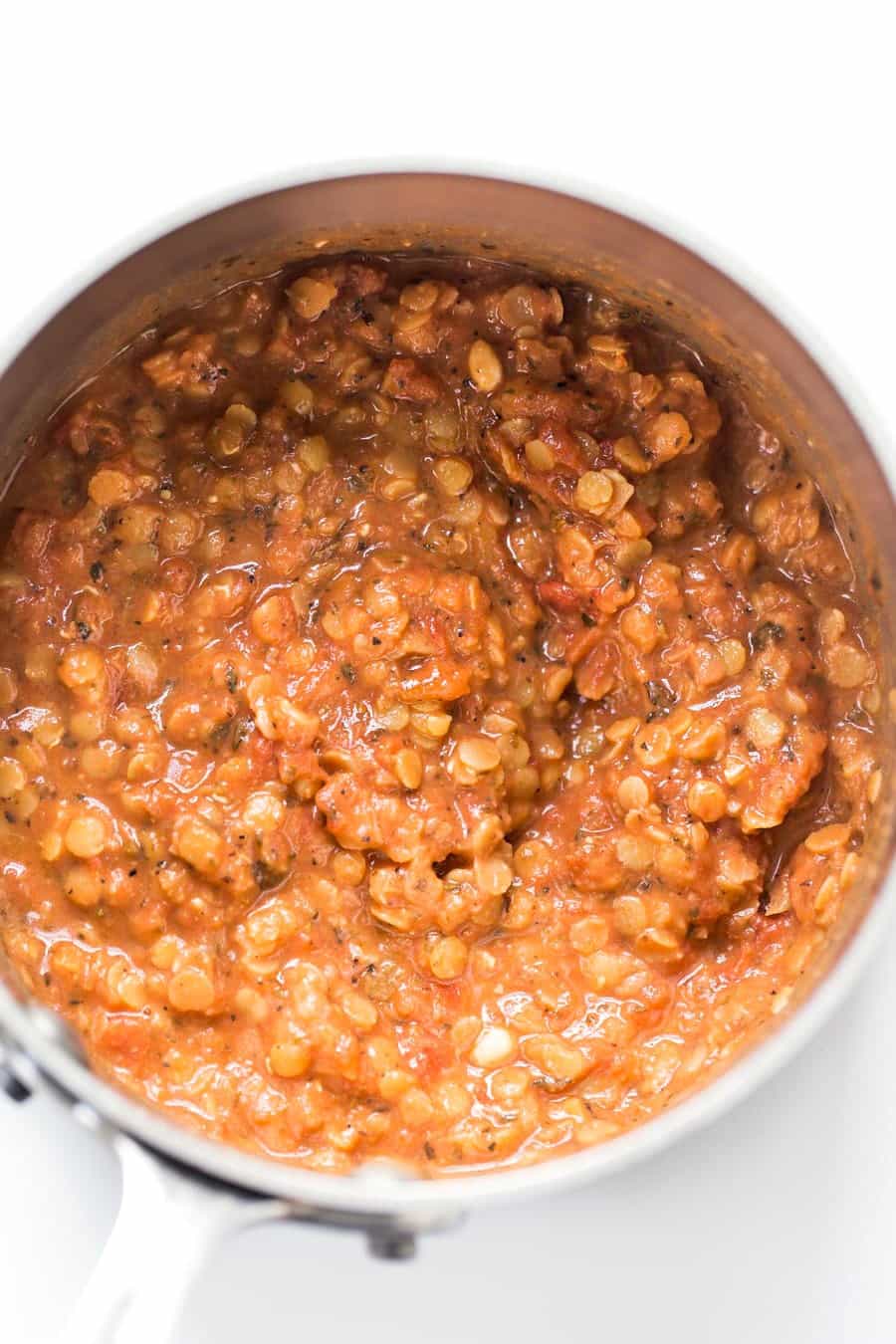 The most AMAZING Lentil Bolognese Sauce made with just 5 ingredients!