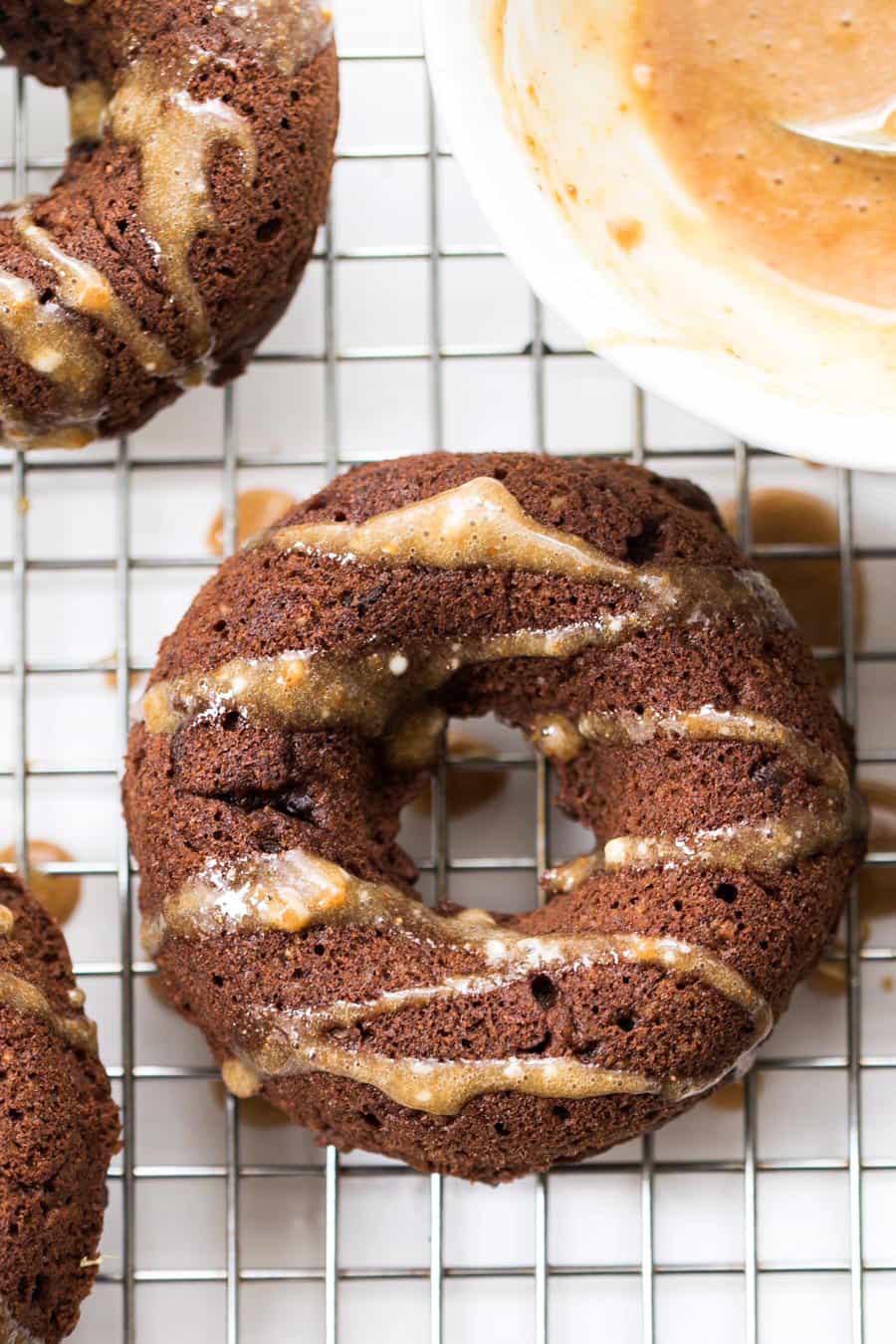 Banana Chocolate BLENDER Donuts! made with healthy ingredients, ready in just 15 minutes and seriously delicious! [vegan]