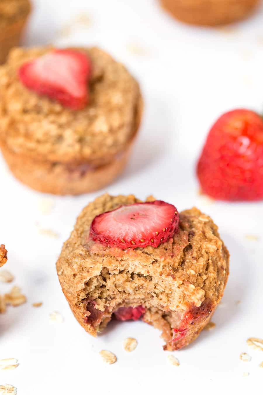 Eating Vegan Oatmeal Muffins