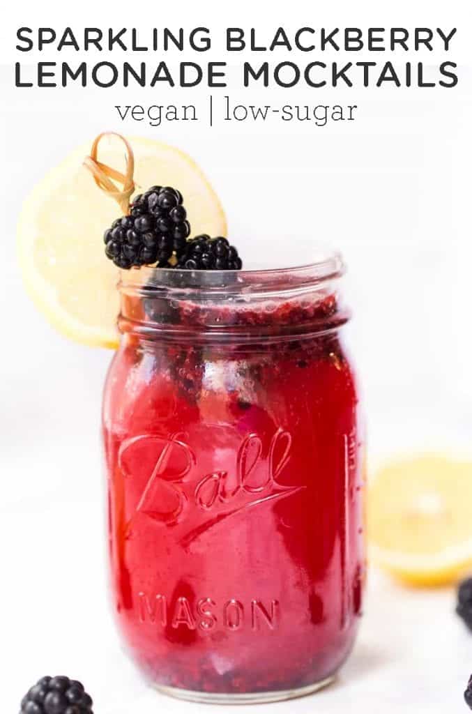 sparkling blackberry lemonade