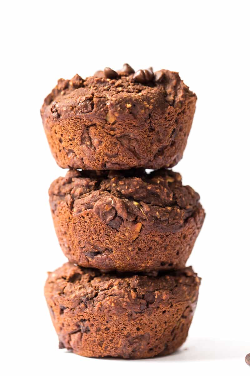 These DOUBLE Chocolate Muffins are vegan, gluten-free and made with a secret ingredient! 