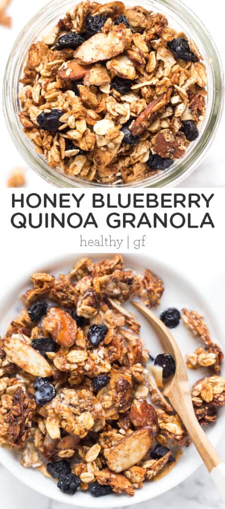 Honey Blueberry Quinoa Granola