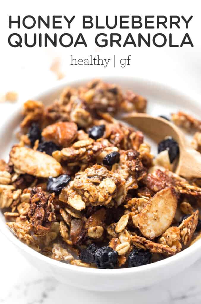 Honey Blueberry Quinoa Granola