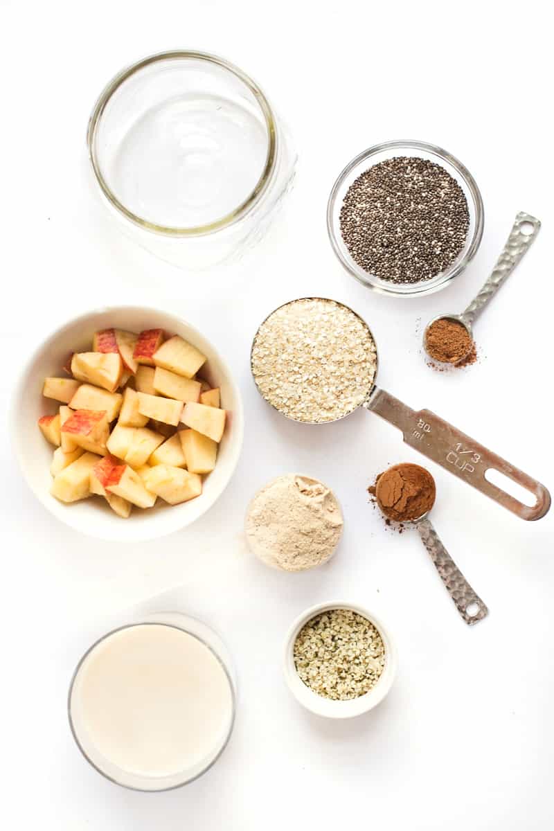 How to make the PERFECT Apple Pie Overnight Quinoa with just a few simple ingredients!