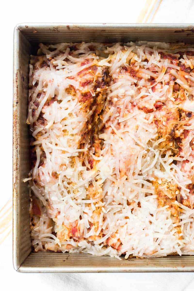 The ULTIMATE Vegan Eggplant Lasagna with roasted eggplant, cashew ricotta and homemade marinara sauce!