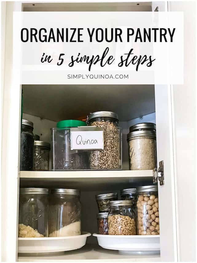 How to Organize Your Pantry - with a simple 5-step method