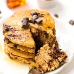 Pumpkin Chocolate Chip Pancakes