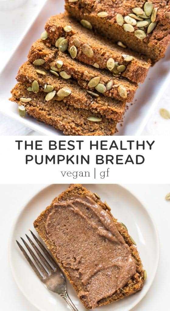 gluten-free and vegan pumpkin bread