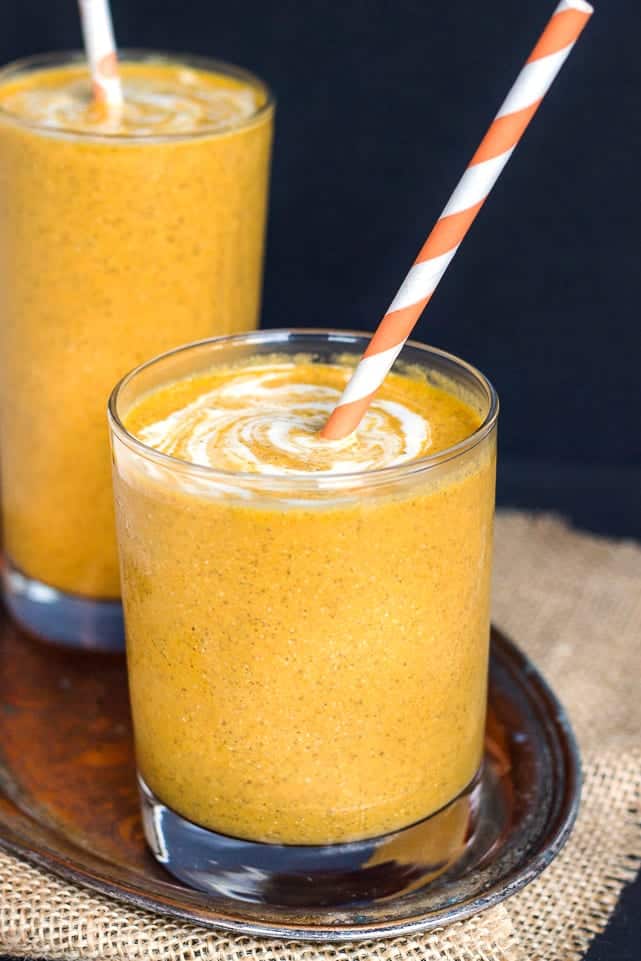 Vegan Pumpkin Cheesecake Smoothie Recipe Simply Quinoa