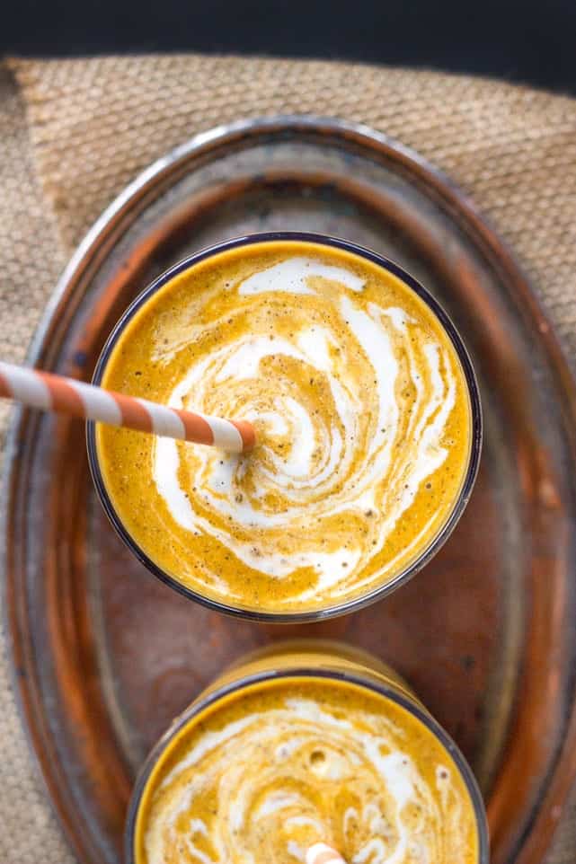 Vegan Pumpkin Cheesecake Smoothie Recipe Simply Quinoa