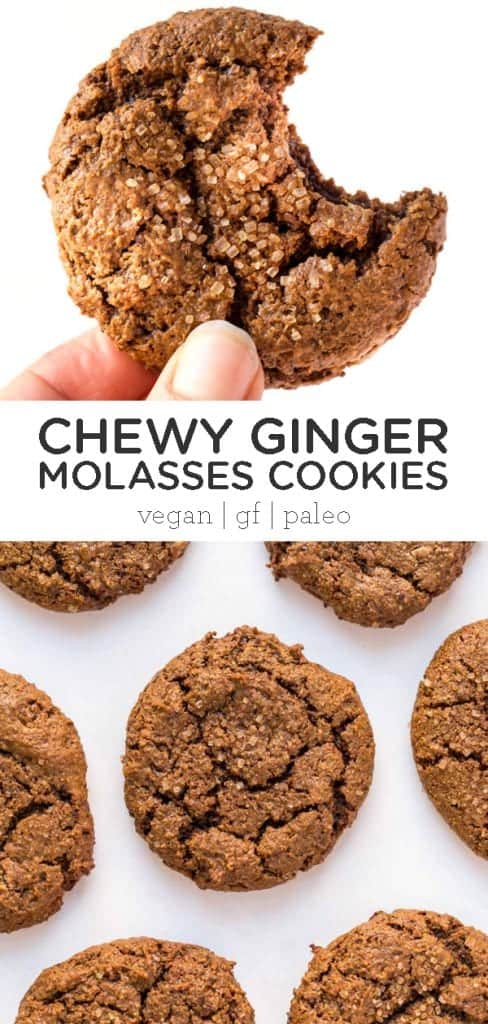 chewy ginger molasses cookies