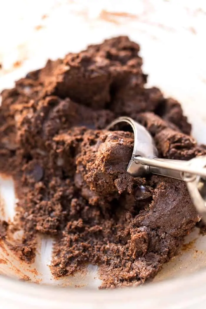 These HEALTHY Dark Chocolate Peppermint Cookies are made with a whole-grain base and coconut oil instead of butter!