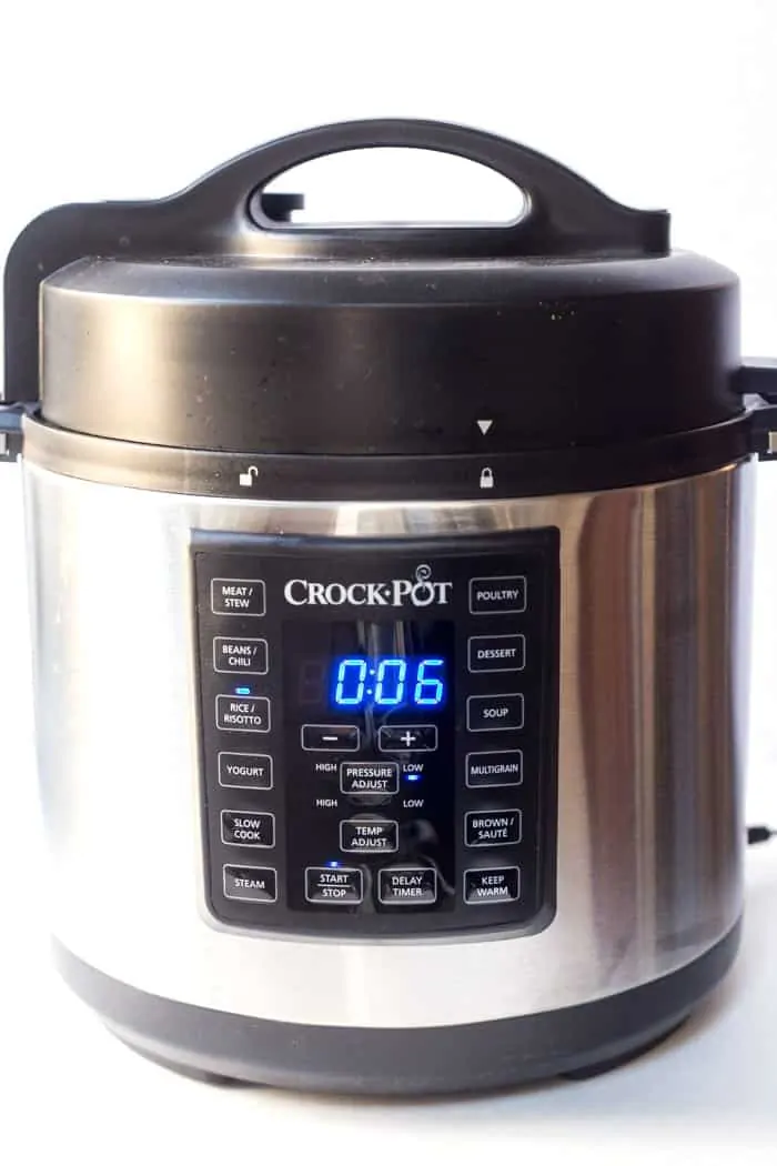 the Crock-Pot® Express Crock Multi-Cooker to make quinoa