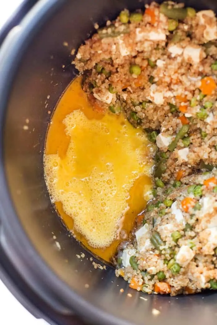 how to make fried quinoa in a pressure cooker