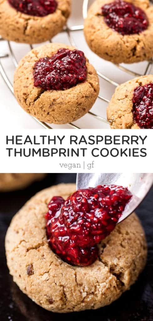 Gluten-Free Raspberry Thumbprint Cookies