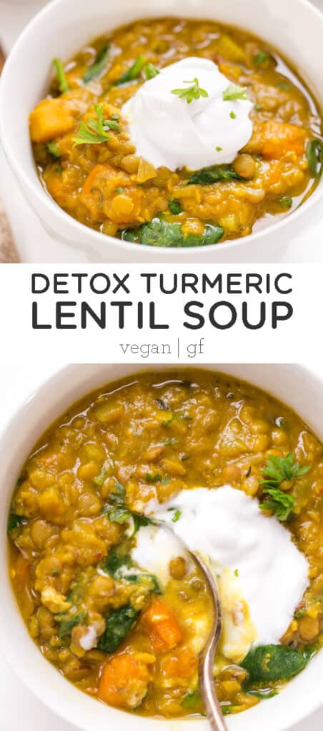 Detox Turmeric Lentil Soup