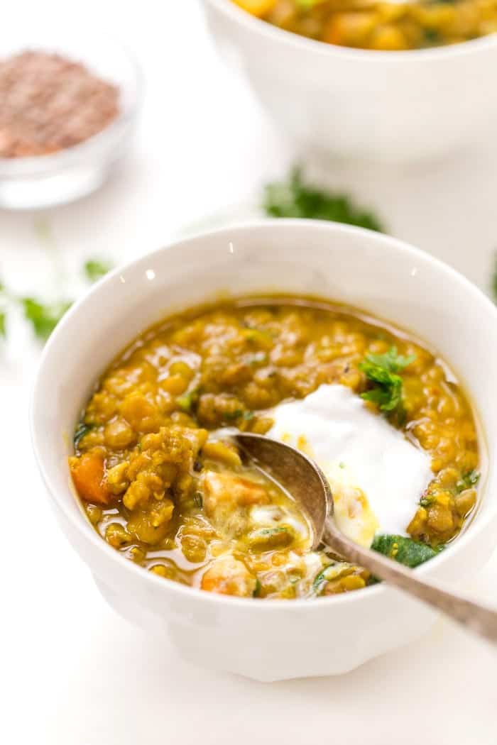 detox turmeric lentil soup for a hearty vegan dinner