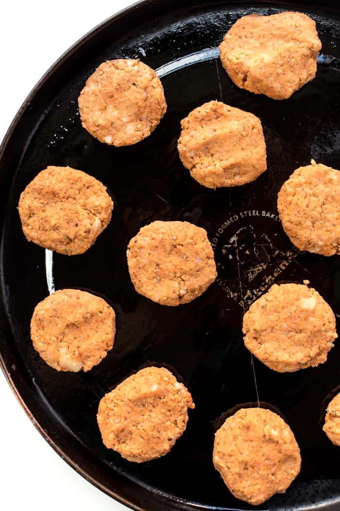 how to make vegan buffalo quinoa bites using a food processor