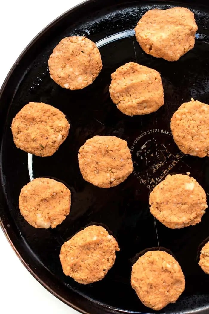 how to make vegan buffalo quinoa bites using a food processor