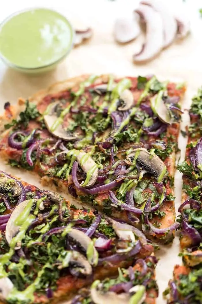 how to make grain-free vegan pizza crust