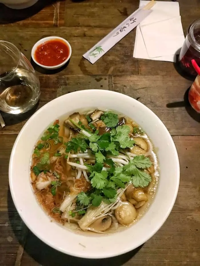 vegetarian pho in london england