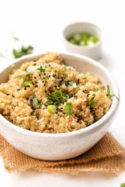 ginger miso quinoa recipe with only 5 ingredients